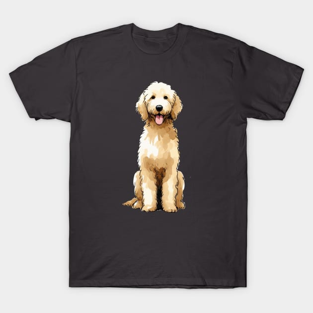 Goldendoodle Sitt'n Pretty T-Shirt by ZogDog Pro